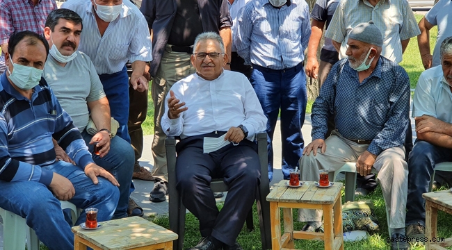 Kayseri'de Memduh Başkan Mahalle Gezilerine Başakpınar ile devam etti!