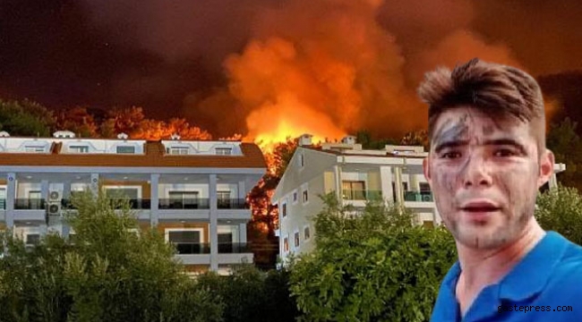 Marmaris'teki orman yangınında 2'nci gün; 1 ölü!