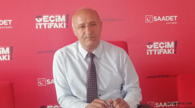 Saadet Partili Sinan Aktaş; ''Kent ekmek zarar ediyor, bu işi şehrimizdeki fırıncılarımıza devredin!