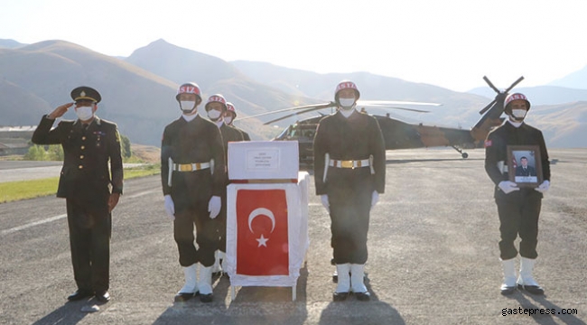 Şehit uzman çavuş, memleketine uğurlandı!