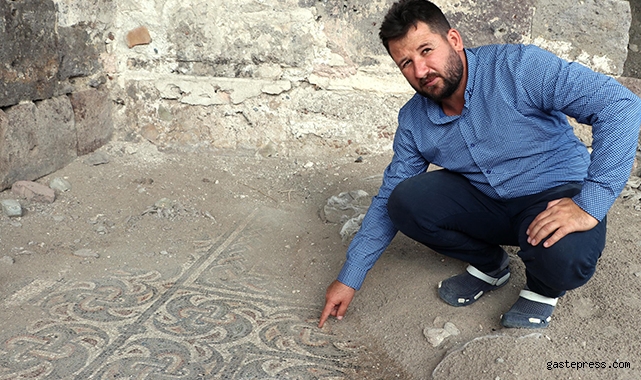 11 yıl önce bulunan Roma dönemine ait mozaik, turizme kazandırılacak!