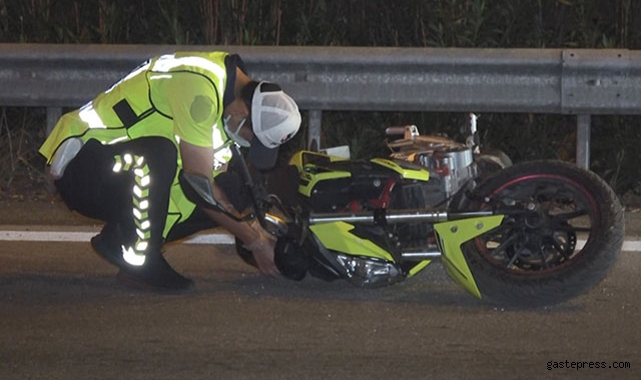 30 metre sürüklenen motosikletin sürücüsü öldü!