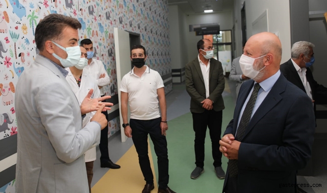 Ahmet Başkan, ERÜ Kanka Çocuk Hematoloji ve Onkoloji Hastanesi'ni Ziyaret Etti!