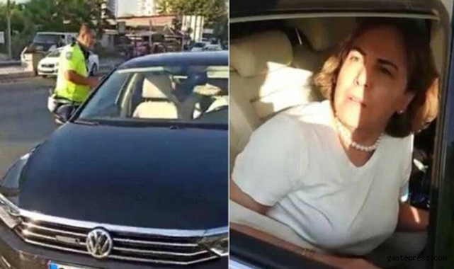Aracını durduran polise, 'şerefsiz' diyen Milletvekili Zeynep Gül Yılmaz Özür diledi!