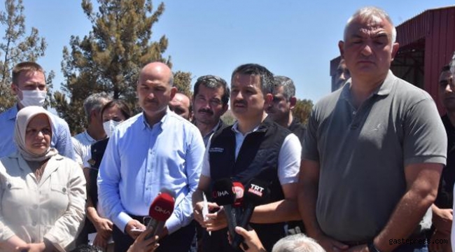 Bakan Pakdemirli: 132 yangından 125'i kontrol altında!