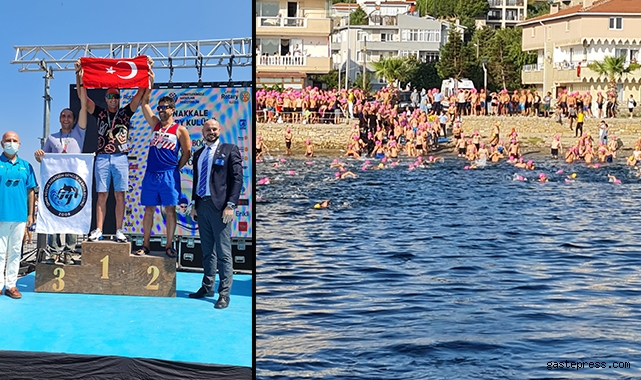 Çanakkale Boğazı yüzme yarışması 34'üncü kez kıtaları birleştirdi!