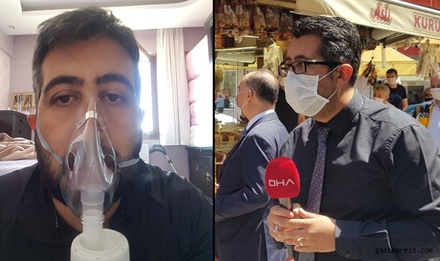 Kayseri DHA Muhabiri Gazeteci Yasin Dalkılıç Koronavirüse yakalandı.