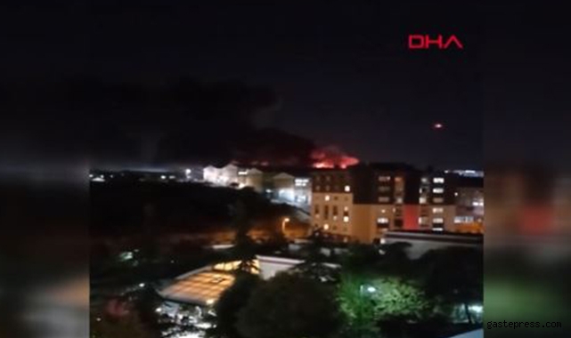 İkitelli Çevre Sanayi Sitesi'nde yangın!