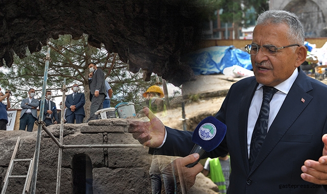 Kayseri Büyükşehir, bir Selçuklu eserini daha gün yüzüne çıkarıyor!