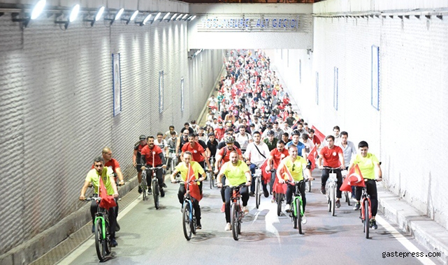 Kayseri Büyükşehir ile bin kişi zafere pedalladı!