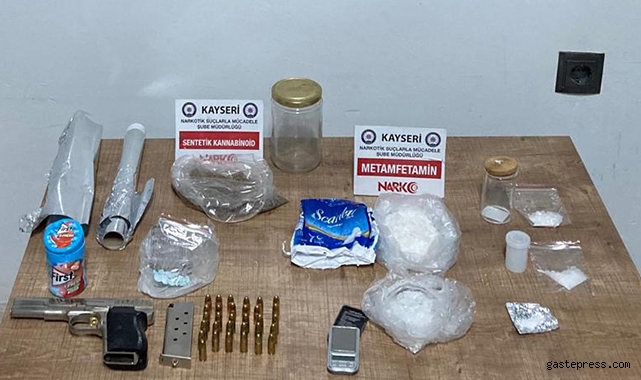 Kayseri’de uyuşturucu operasyonu: 8 gözaltı!