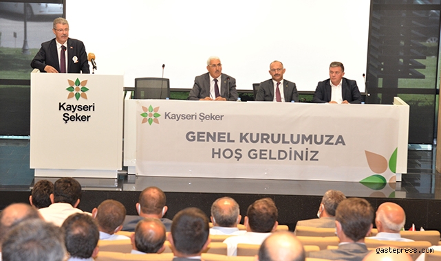 Kayseri Şeker Genel Kurul yaptı!