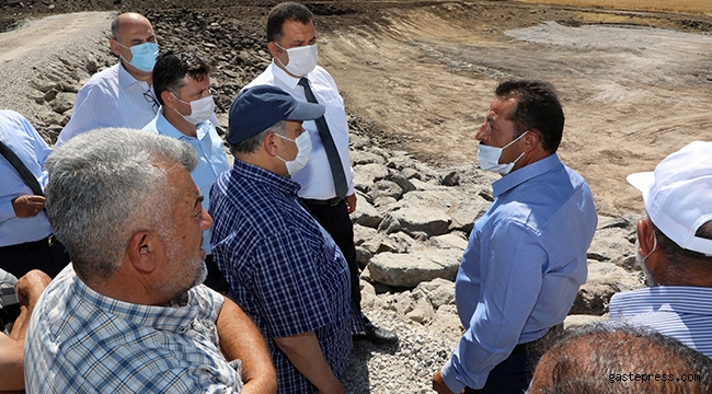 Kayseri Talas Belediye Başkanı Mustafa Yalçın Kırsal mahallelerde inceleme yaptı!