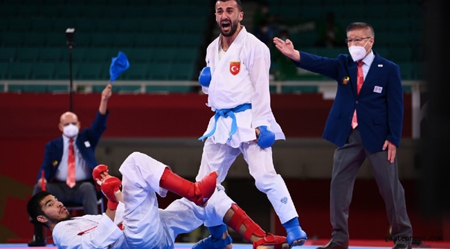 Milli karatecimiz Uğur Aktaş, Tokyo 2020'de bronz madalya kazandı!
