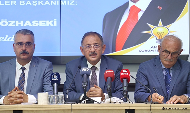 Özhaseki, "Ekonominin çarkları dönmeye devam ediyor"