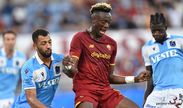 Roma'ya farklı kaybeden Trabzonspor'dan Avrupa'ya veda!