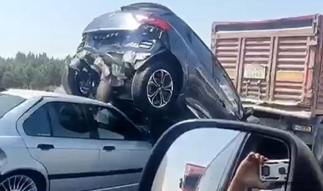 TEM Otoyolunda zincirleme kaza!