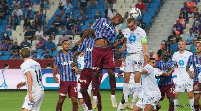 Trabzonspor turu deplasmana bıraktı!