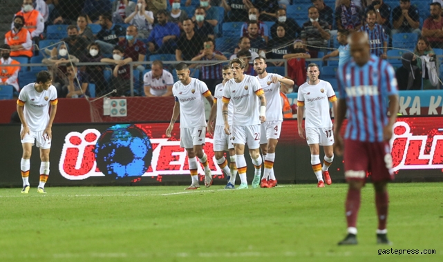 UEFA Konferans Ligi'nde Trabzonspor, Roma'ya mağlup oldu!