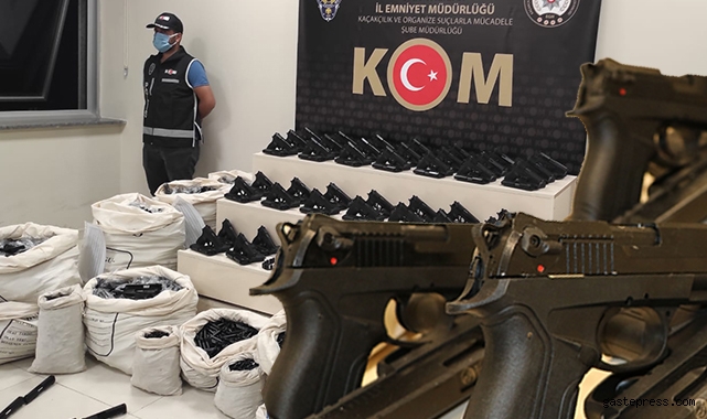 Van'da büyük operasyon, 1300 tabanca ele geçirildi, 3 gözaltı!