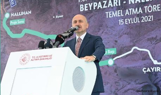 Bakan Karaismailoğlu: Beypazarı-Nallıhan arasında ulaşım süresi 14 dakikaya inecek!