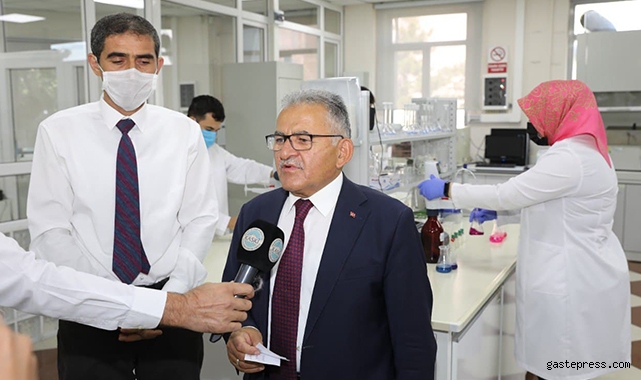 Başkan Büyükkılıç KASKİ Labaratuarlarını gezdi!