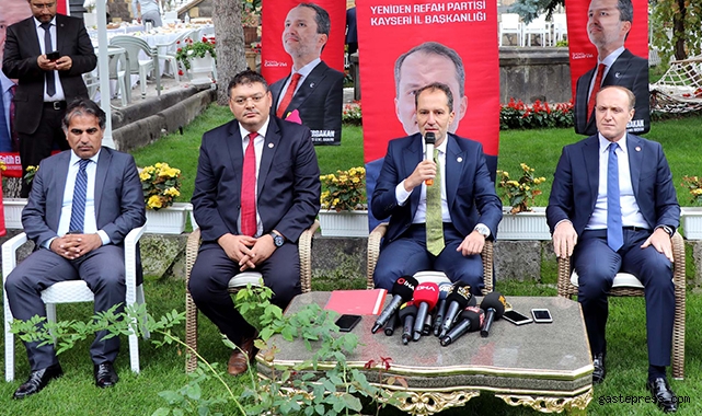 Fatih Erbakan Kayseri'den Flaş Açıklamalar yaptı! 'PCR testi zorunluluğu için Danıştay'a başvuru yaptık'