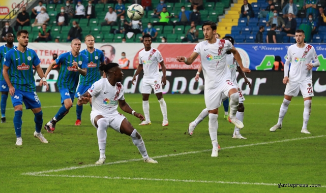 Hatayspor deplasmanda Çaykur Rizespor&#039;u 2 golle geçti!