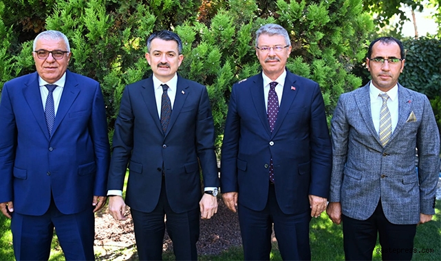 Hüseyin Akay , Bakan Pakdemirli ile görüştü!