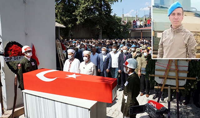 İdlib şehidi Abacı, son yolculuğuna uğurlandı!