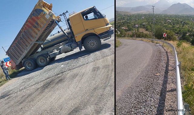 Kayseri Büyükşehir'den 7 kırsal bölgede yol çalışması!