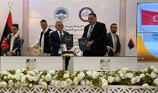 Kayseri ile Misurata arasında "Kardeş Şehir” İmzaları atıldı!