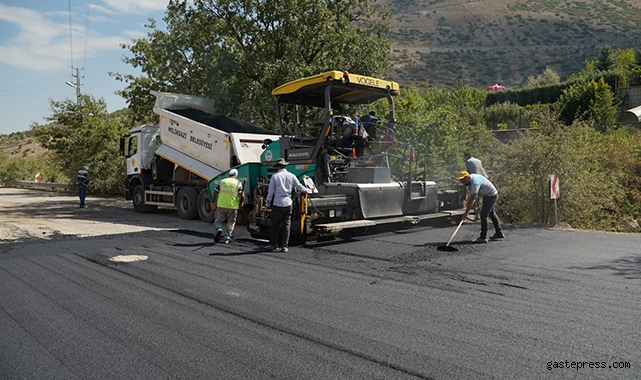 Kayseri Melikgazi'de asfaltlama devam ediyor!