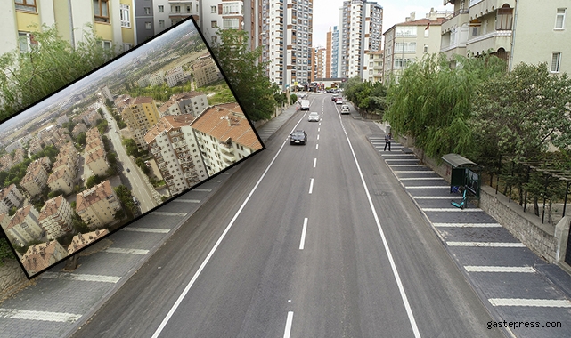 Kayseri Talas Belediyesi Çimenli caddesini baştan aşağı yeniledi!