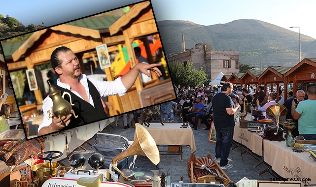 Kayseri Talas’ta Antika Pazarı’na yoğun ilgi!