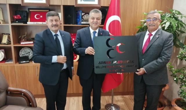 MHP Kayseri Yeşilhisar İlçe Teşkilatından, MHP İl Başkanı İncetoprak'a hayırlı olsun ziyareti!