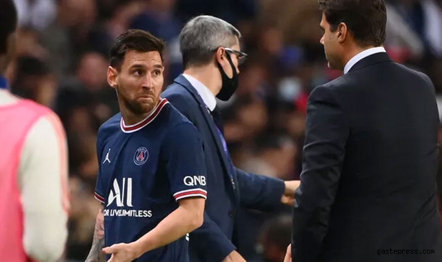 Pochettino Messi'yi oyundan aldı yıldız oyuncunun tepkisi!