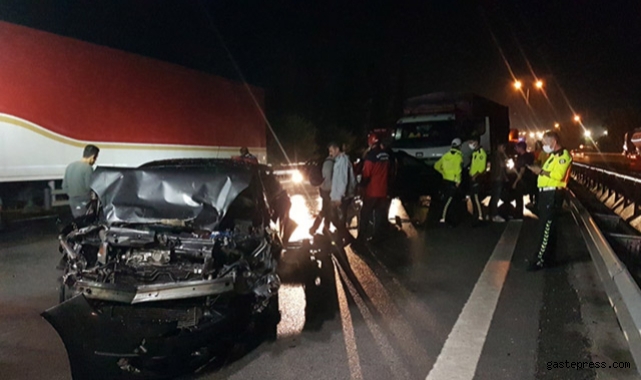Sapanca’da zincirleme kaza: 5 yaralı!