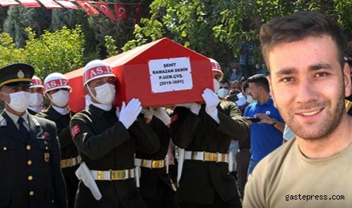 Şehit Uzman Çavuş Ramazan Demir, son yolculuğuna uğurlandı!