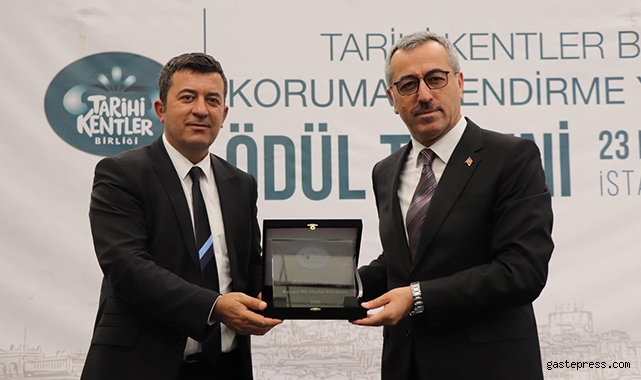 Tarihine Sahip çıkan Kayseri Büyükşehir'e jüri özel ödülü!