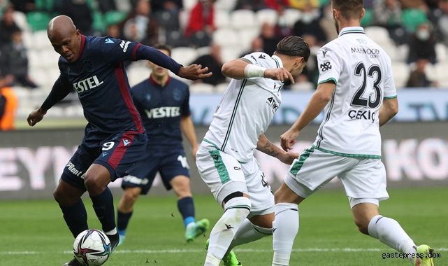 Trabzonspor 10 Kişi Kaldığı Maçta Konyaspor deplasmanında 1 puanı kurtardı!