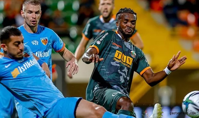 9 Gollü Maçta Alanyaspor, Kayserispor'u sahadan sildi!