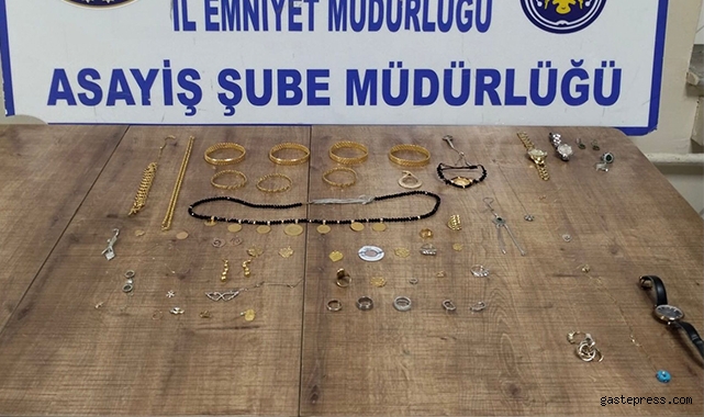 Ankara'da 75 parça altın çalan 5'i kadın 6 kişi Kayseri'de yakalandı!