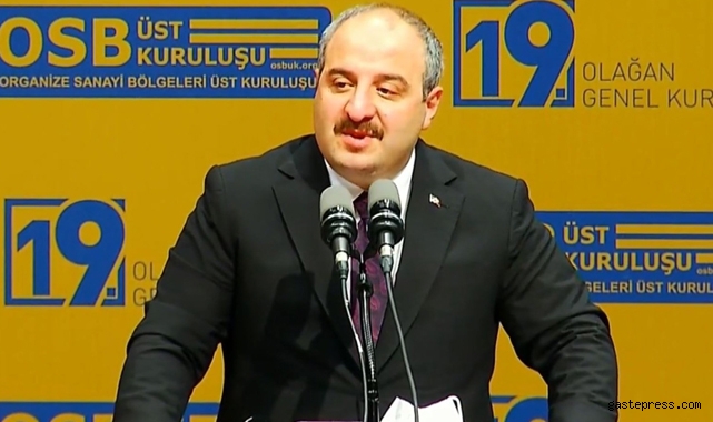 Bakan Mustafa Varank: “OSB’ler, sanayiciler için para topluyorlarsa bir zahmet sanayicilerin üzerindeki maliyetleri düşürmek için kullansınlar” 