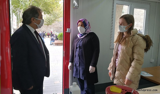 Benli, aşı uygulama noktalarını ziyaret etti!