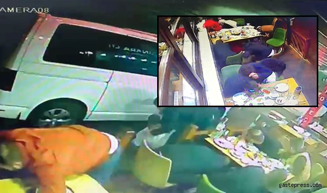 Beyoğlu'nda restorandaki silahlı saldırı kamerada: 1 ölü, 1'i çocuk 5 yaralı!