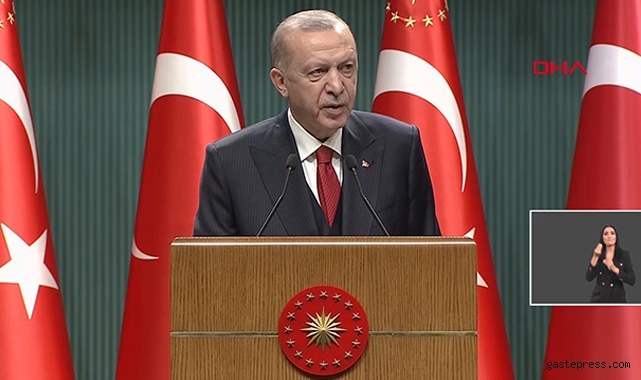 Cumhurbaşkanı Erdoğan'dan Kabine Toplantısı sonrası açıklamalar!