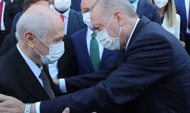 Cumhurbaşkanı Erdoğan Devlet Bahçeli ile Meclis'te buluştu!