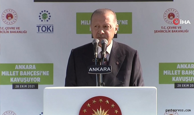 Cumhurbaşkanı Erdoğan duyurdu: İstanbul Atatürk Havalimanı'nda da millet bahçesi kuruyoruz