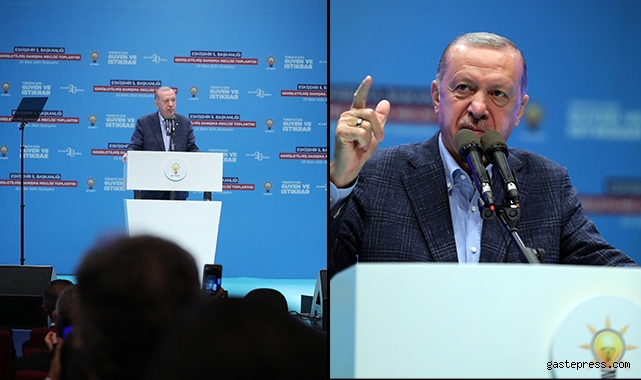 Cumhurbaşkanı Erdoğan, Eskişehir AK Parti İl Danışma toplantısında konuştu!